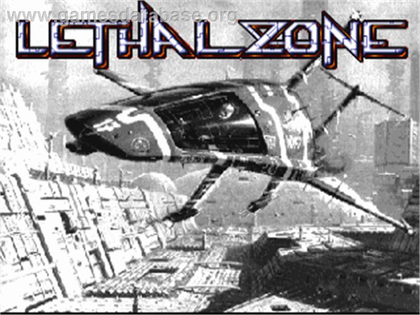 Lethal Zone - Commodore Amiga - Artwork - Title Screen
