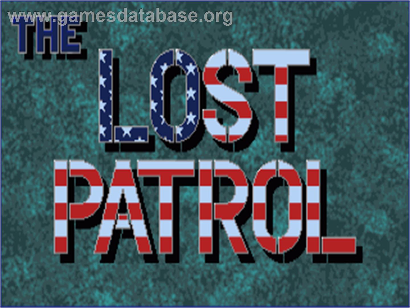 Lost Patrol - Commodore Amiga - Artwork - Title Screen