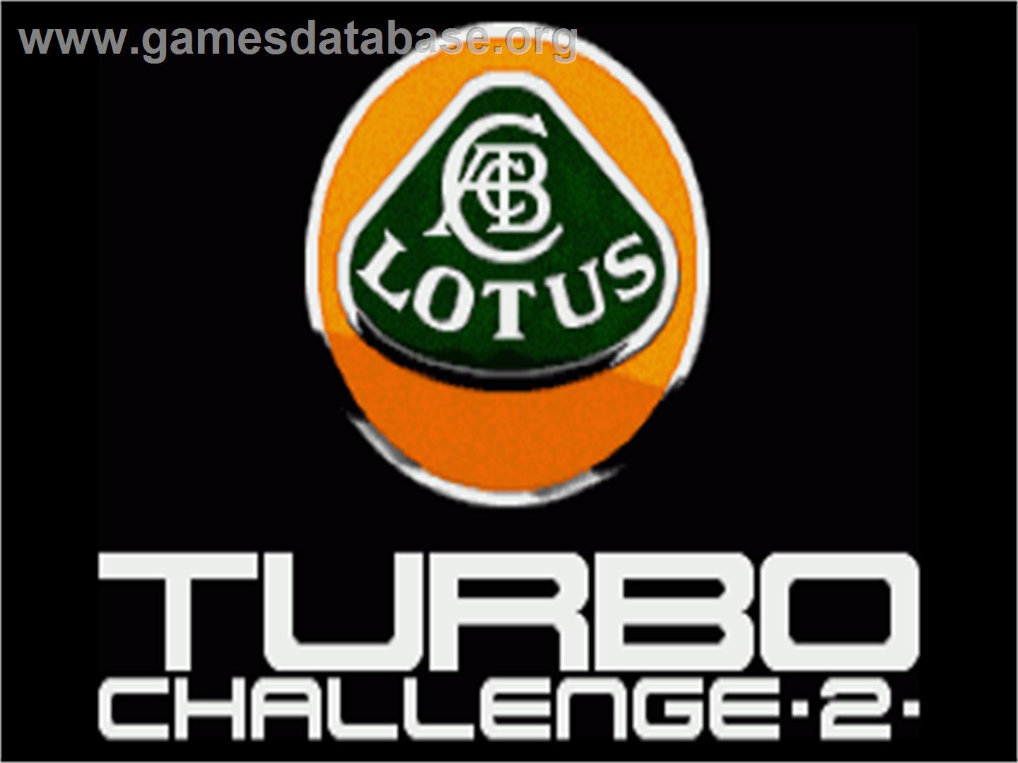 Lotus Turbo Challenge 2 - Commodore Amiga - Artwork - Title Screen