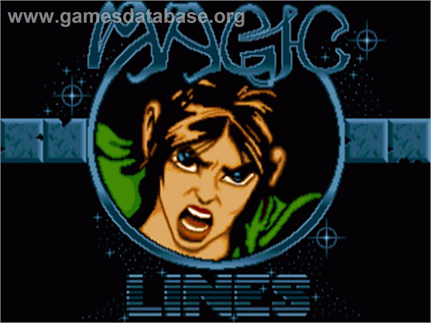 Magic Lines - Commodore Amiga - Artwork - Title Screen