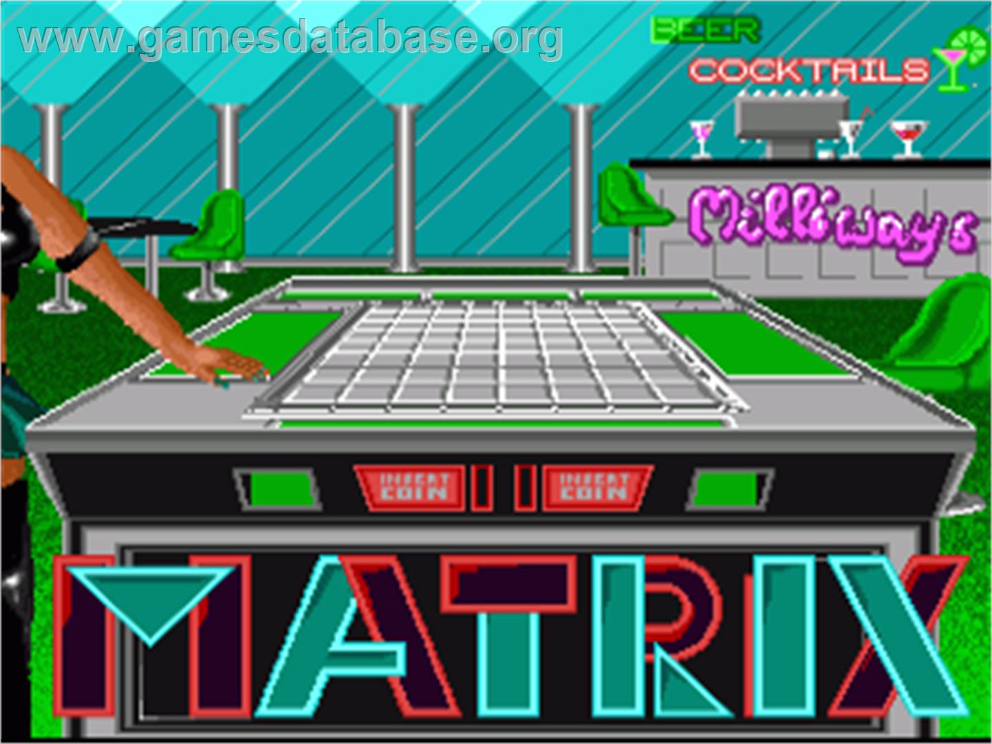Matrix - Commodore Amiga - Artwork - Title Screen