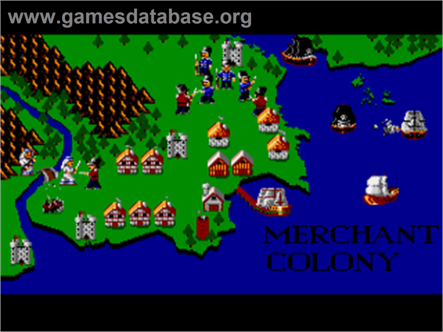 Merchant Colony - Commodore Amiga - Artwork - Title Screen