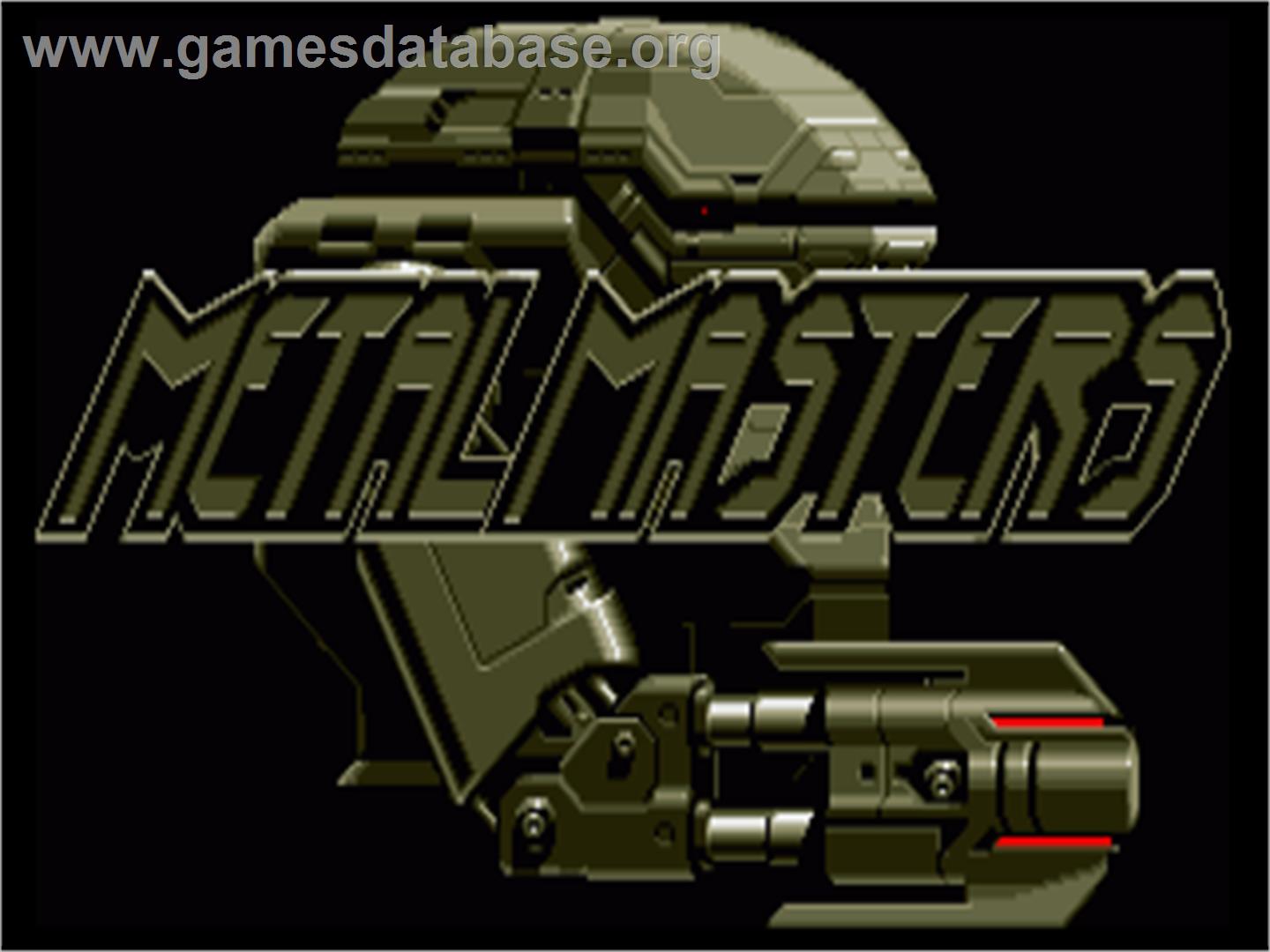 Metal Masters - Commodore Amiga - Artwork - Title Screen
