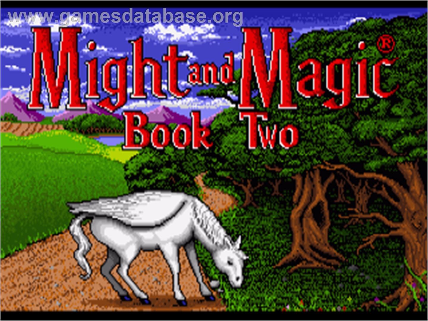 Might and Magic 2: Gates to Another World - Commodore Amiga - Artwork - Title Screen