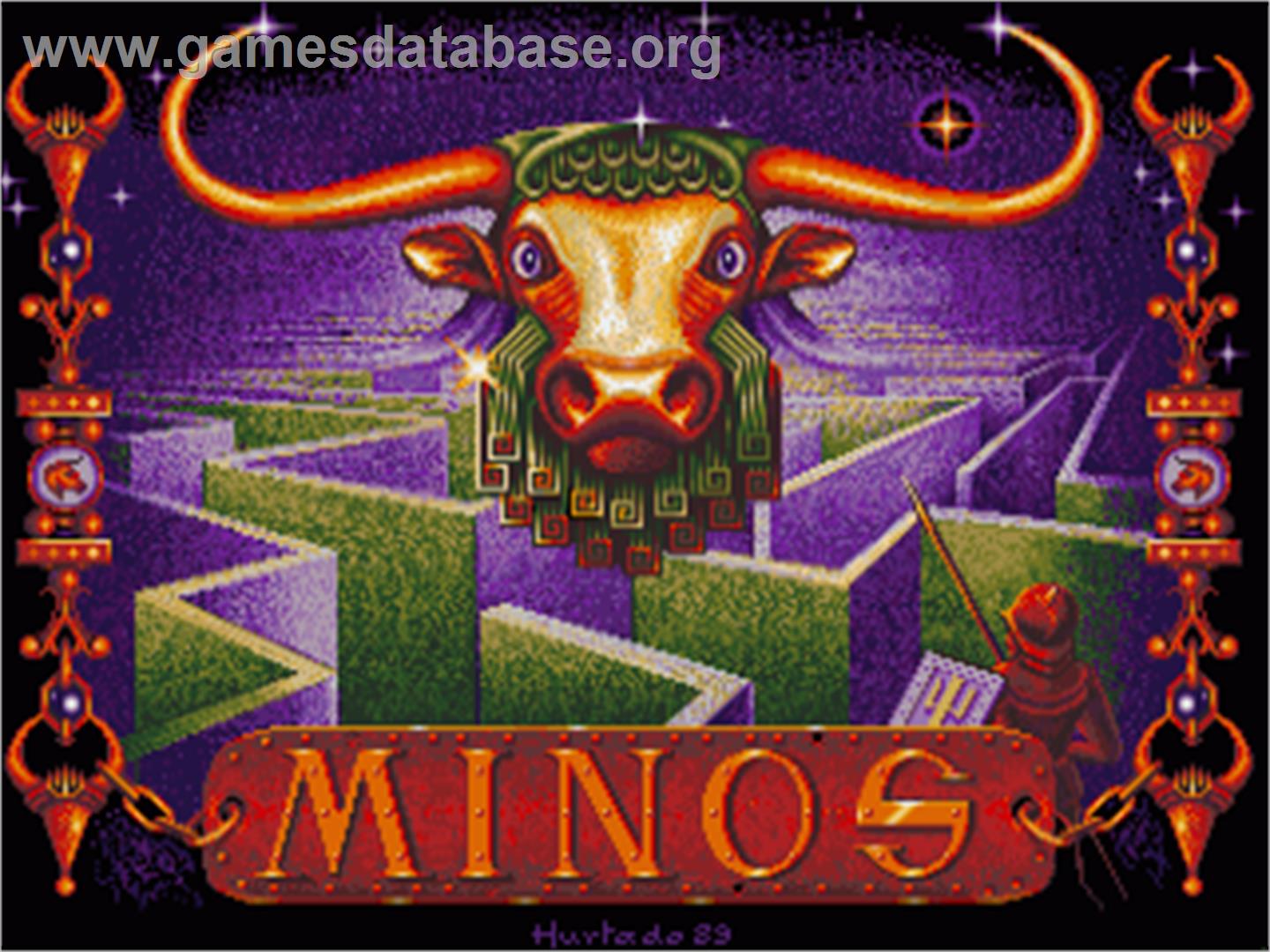 Minos - Commodore Amiga - Artwork - Title Screen