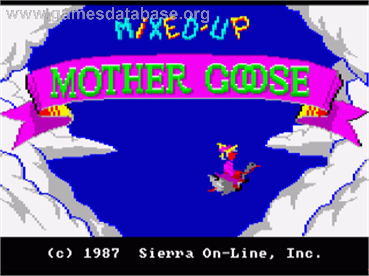 Mixed-Up Mother Goose - Commodore Amiga - Artwork - Title Screen