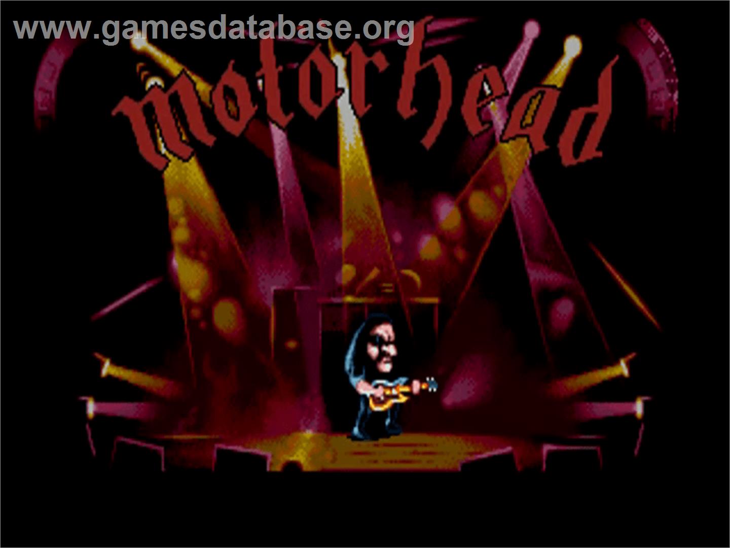 Motorhead - Commodore Amiga - Artwork - Title Screen