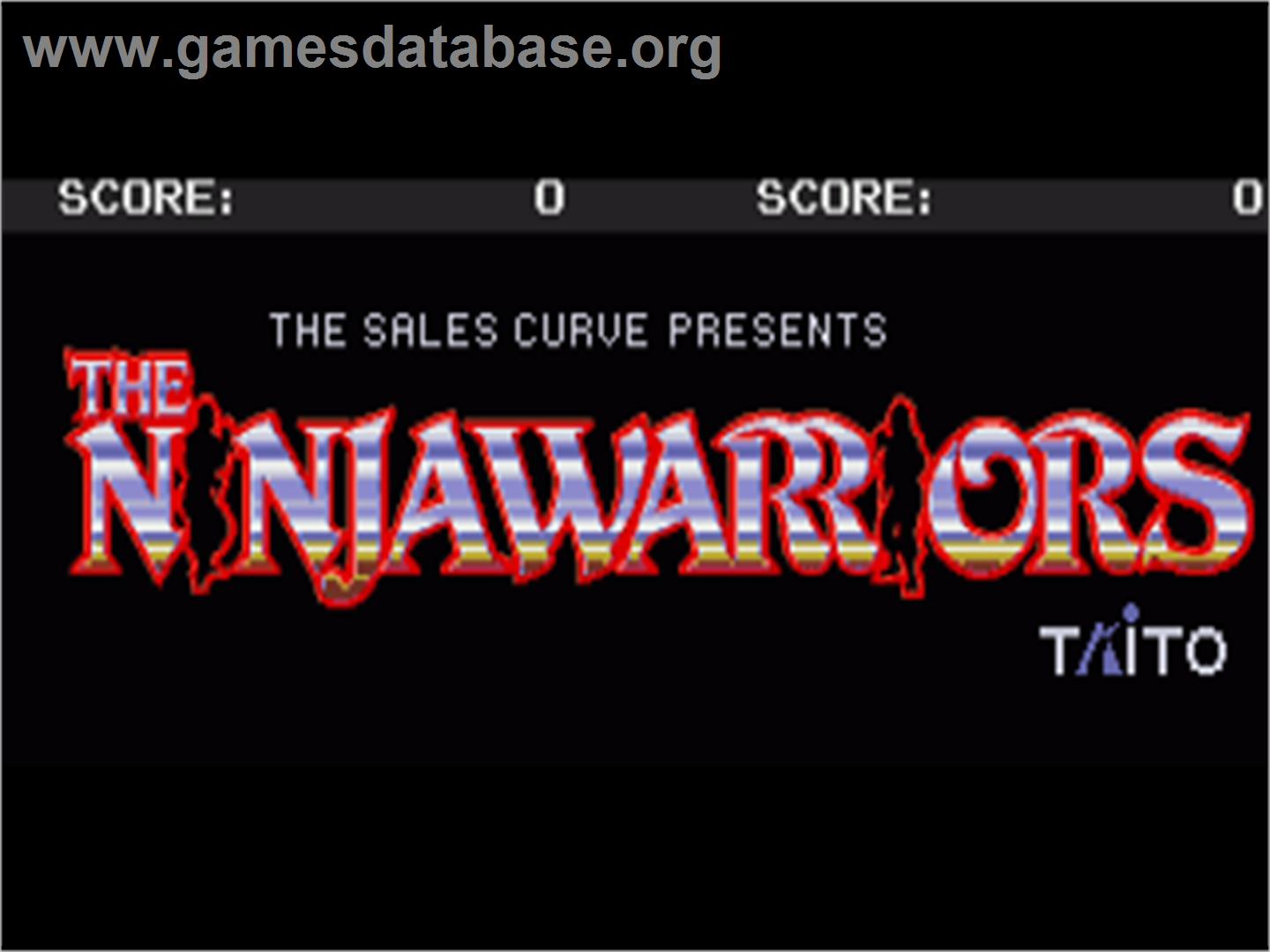 Ninja Warriors, The - Commodore Amiga - Artwork - Title Screen