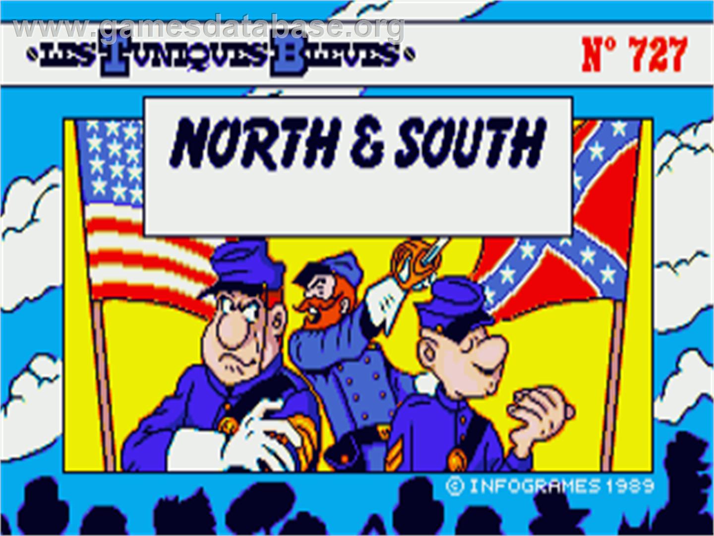 North & South - Commodore Amiga - Artwork - Title Screen