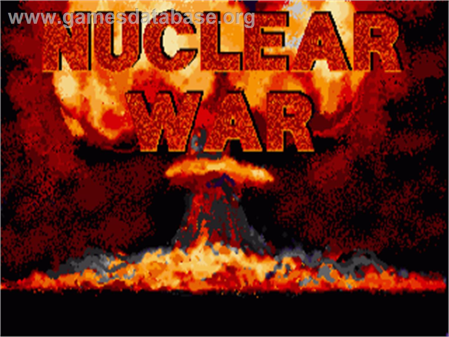 Nuclear War - Commodore Amiga - Artwork - Title Screen