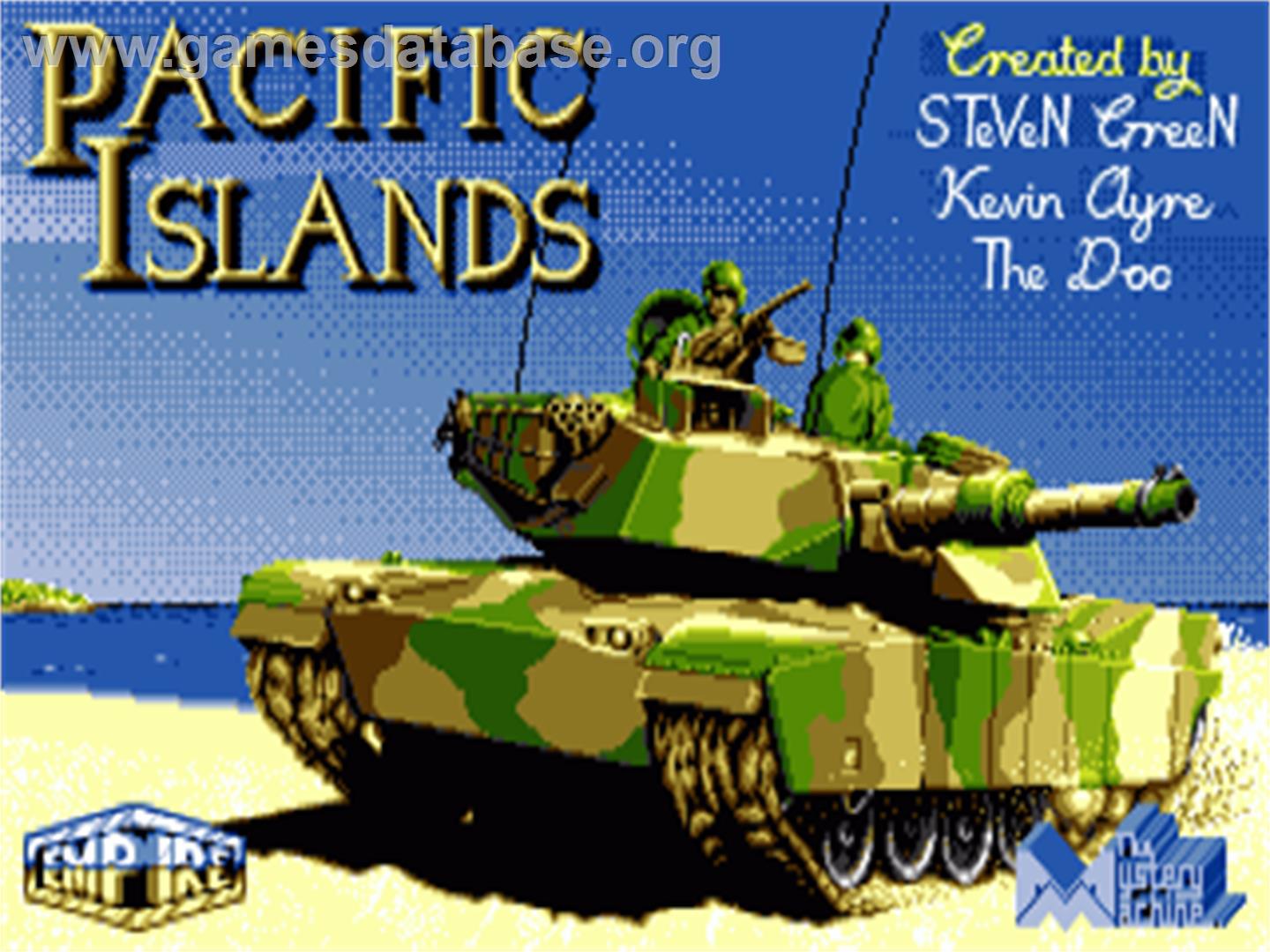 Pacific Islands - Commodore Amiga - Artwork - Title Screen