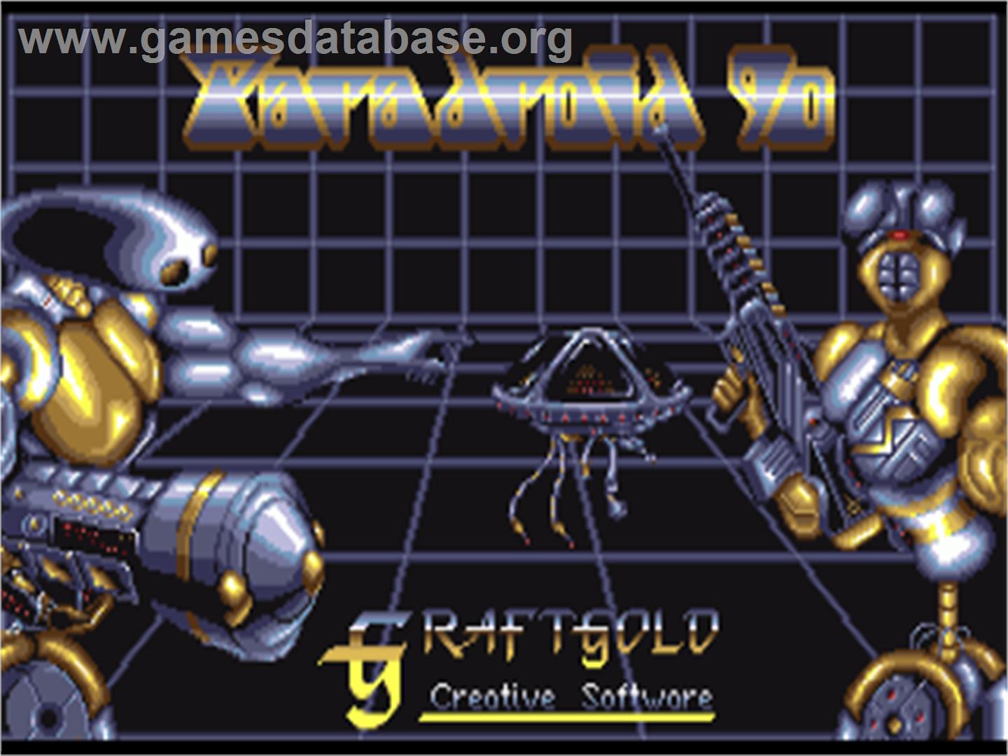 Paradroid 90 - Commodore Amiga - Artwork - Title Screen