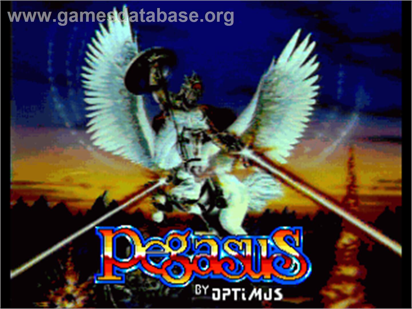 Pegasus - Commodore Amiga - Artwork - Title Screen