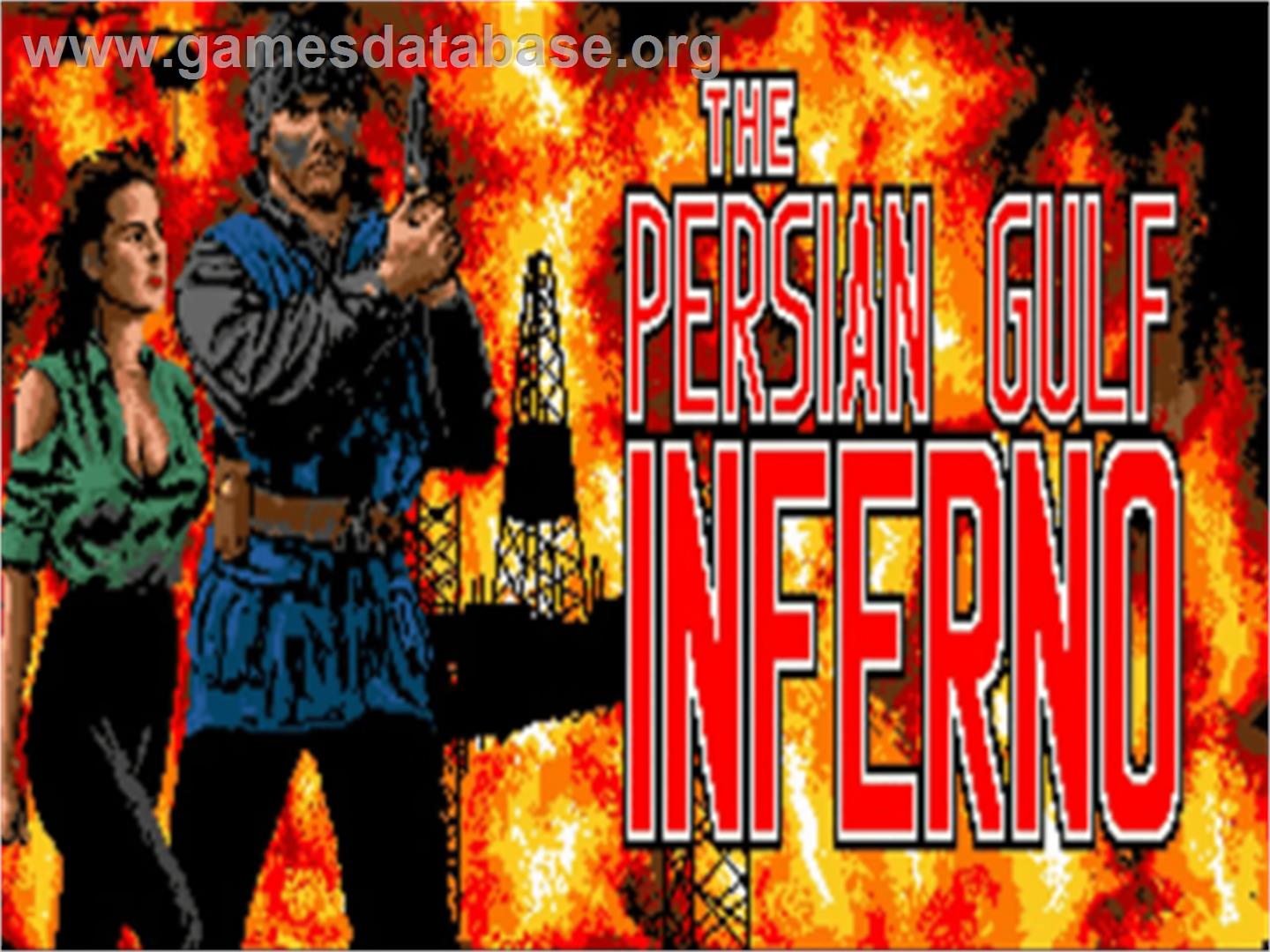 Persian Gulf Inferno - Commodore Amiga - Artwork - Title Screen