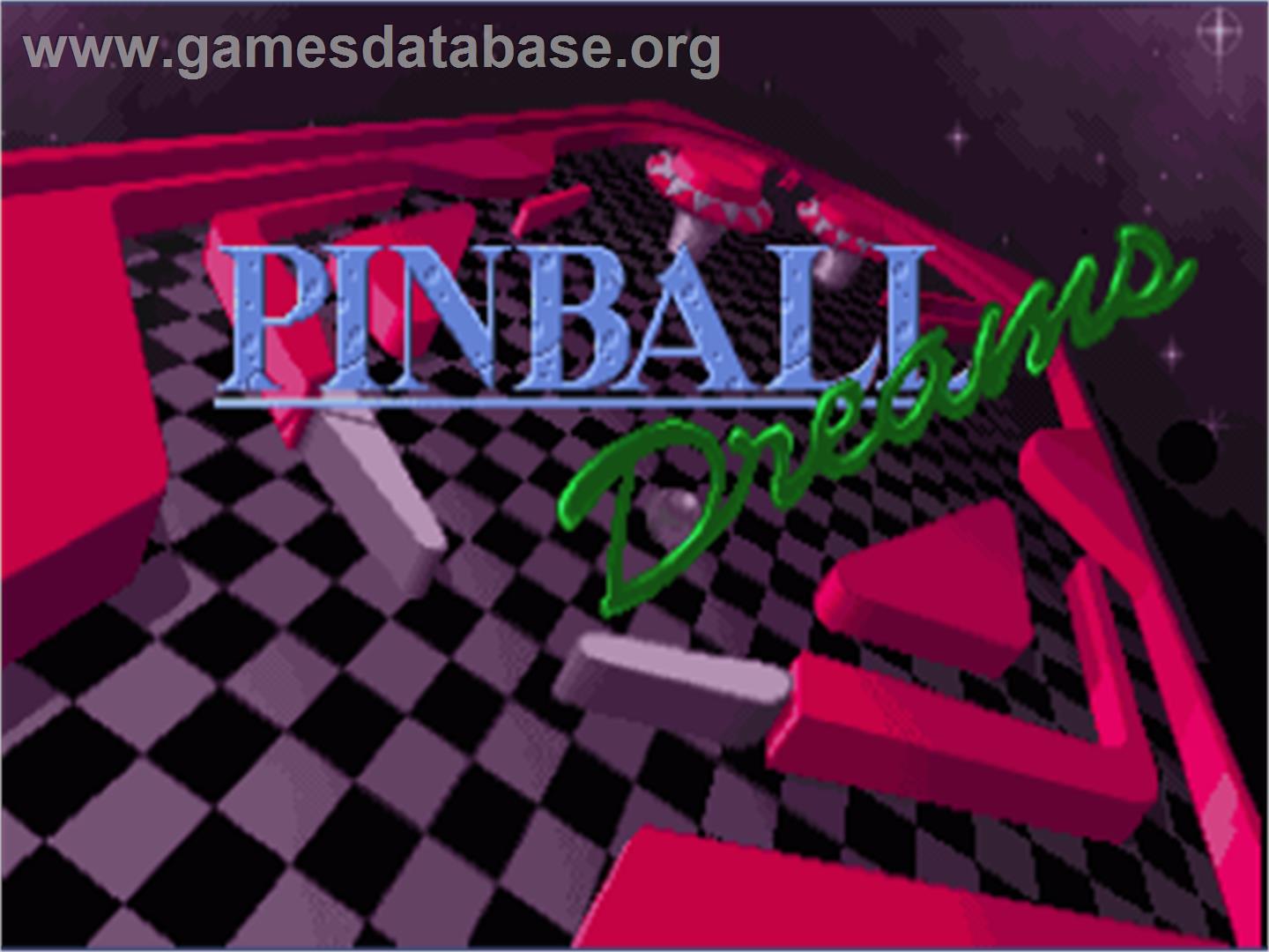 Pinball Dreams - Commodore Amiga - Artwork - Title Screen