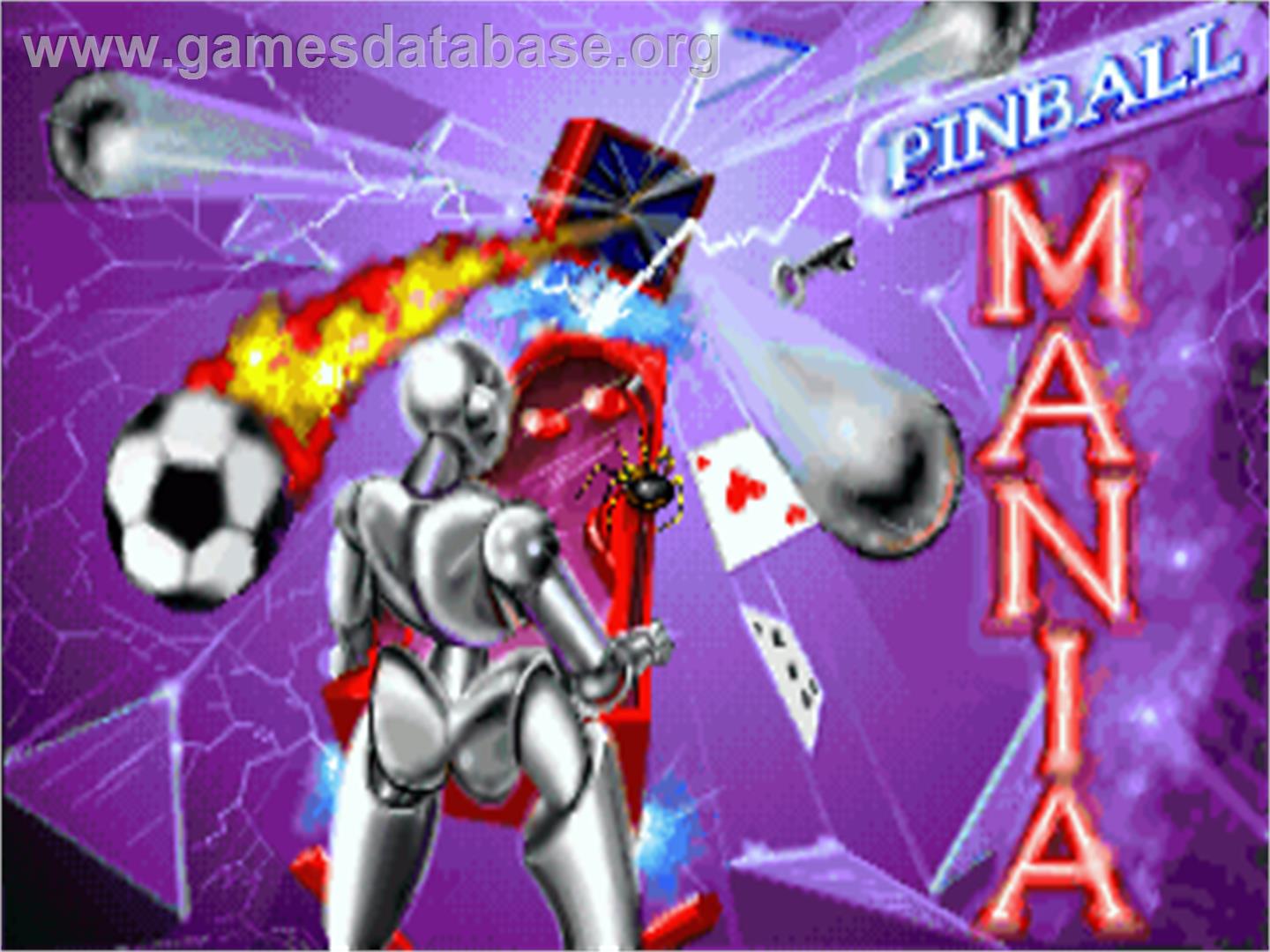 Pinball Mania - Commodore Amiga - Artwork - Title Screen