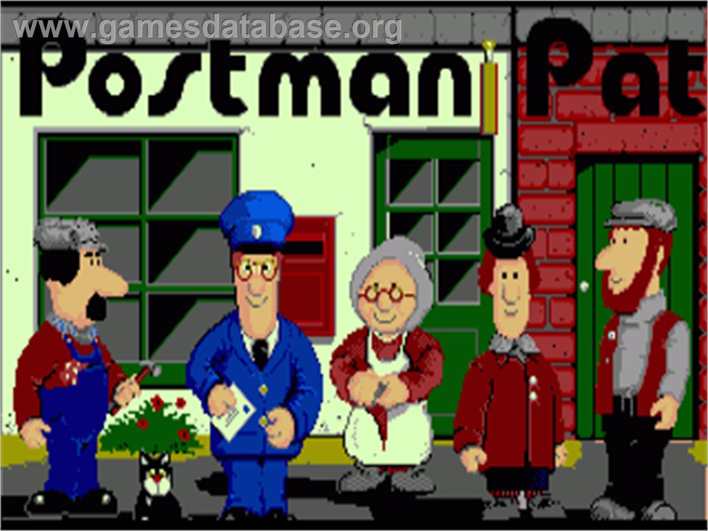 Postman Pat - Commodore Amiga - Artwork - Title Screen