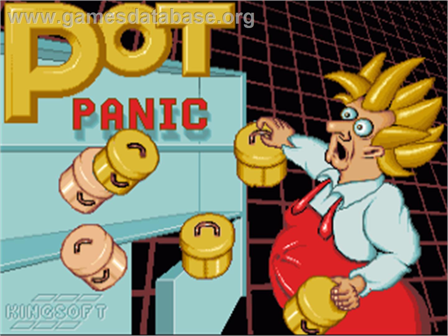 Pot Panic - Commodore Amiga - Artwork - Title Screen