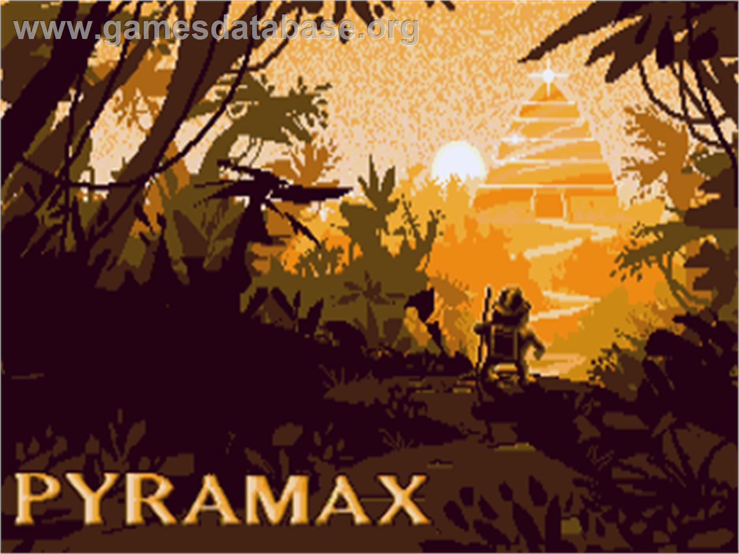 Pyramax - Commodore Amiga - Artwork - Title Screen