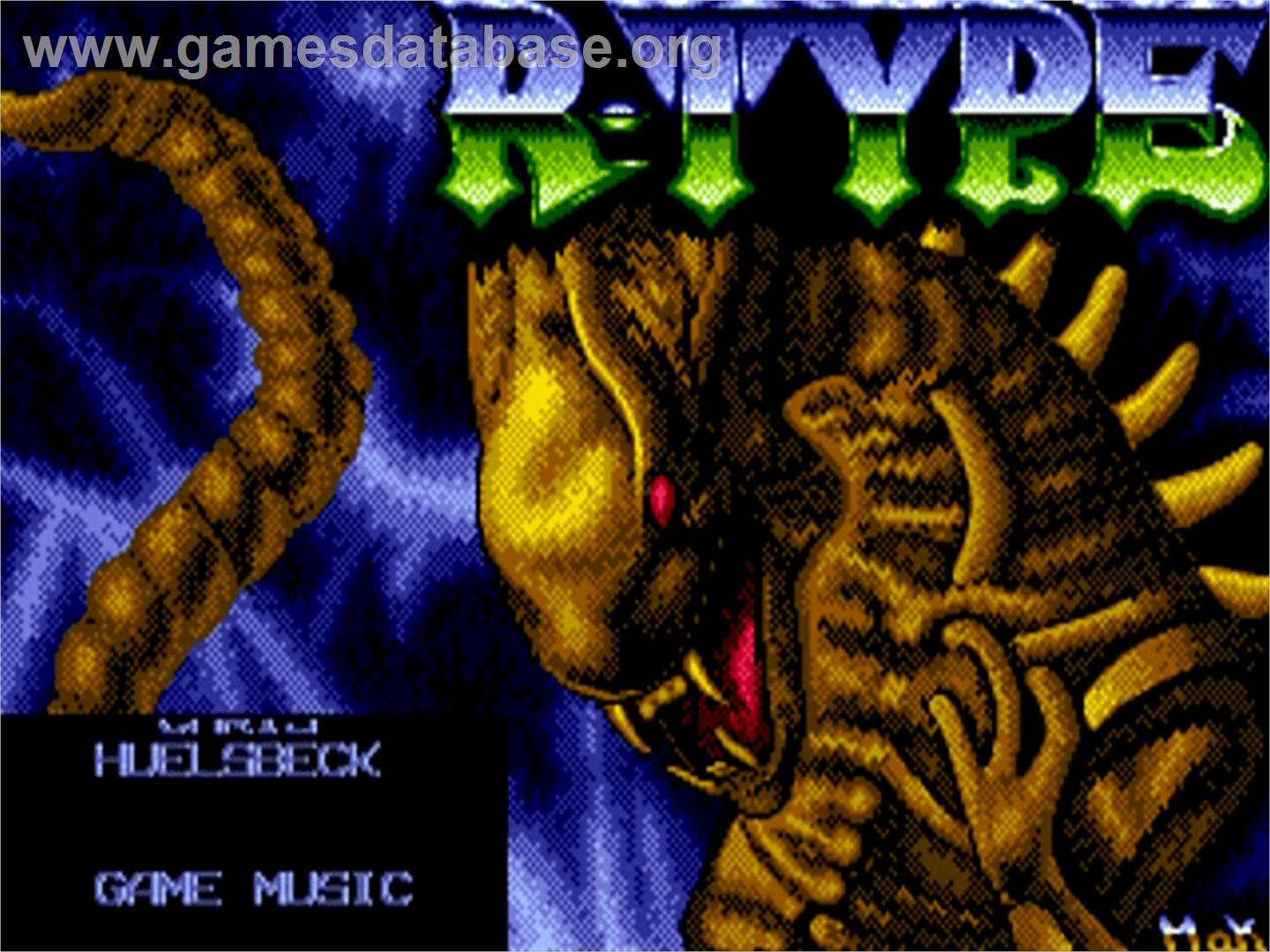 R-Type - Commodore Amiga - Artwork - Title Screen