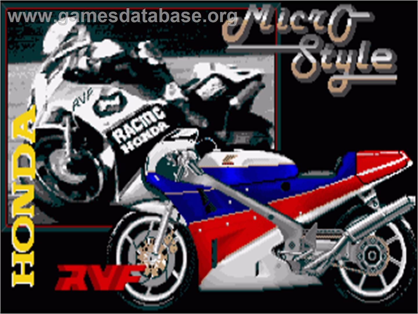 RVF Honda - Commodore Amiga - Artwork - Title Screen