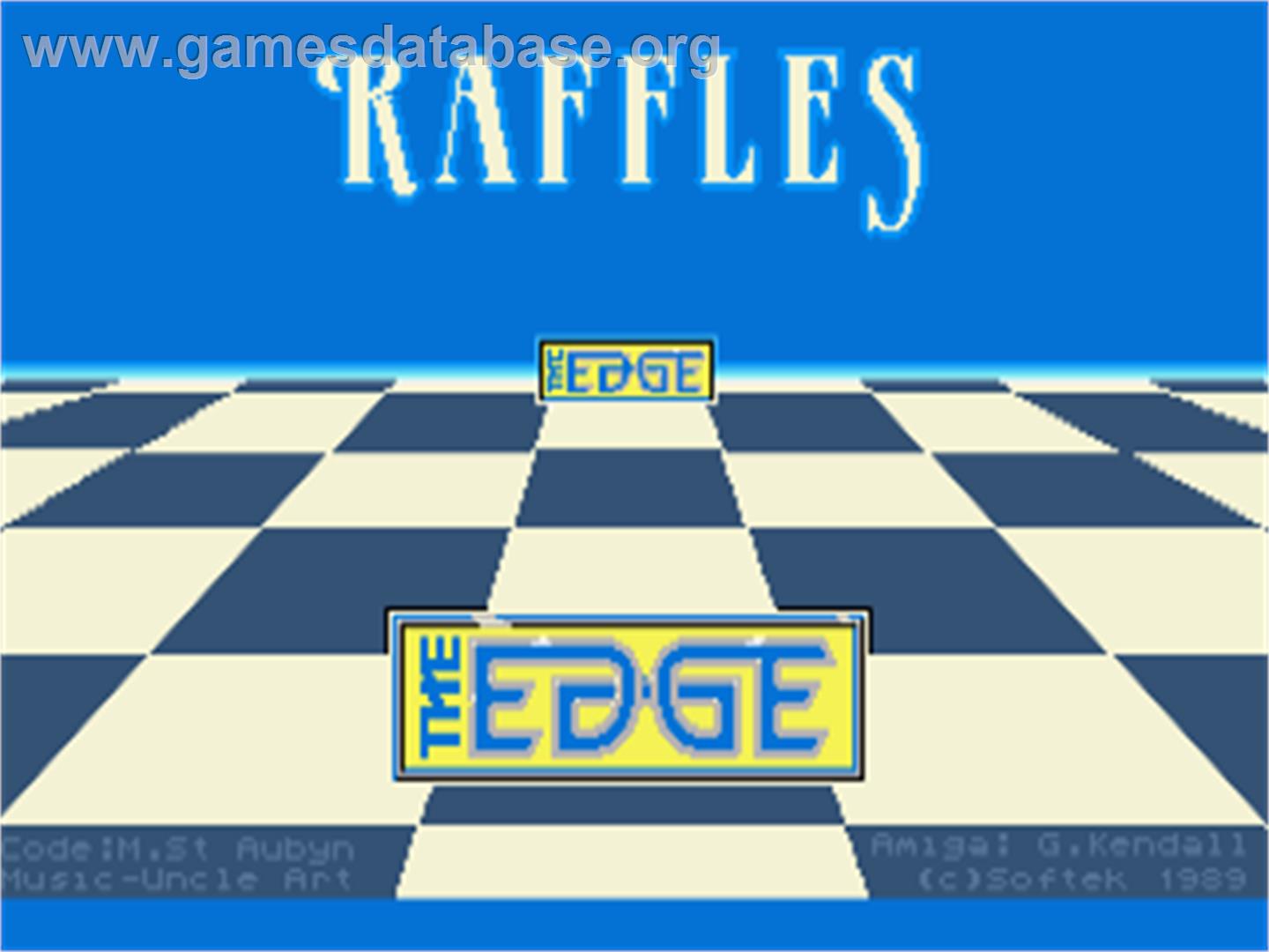 Raffles - Commodore Amiga - Artwork - Title Screen