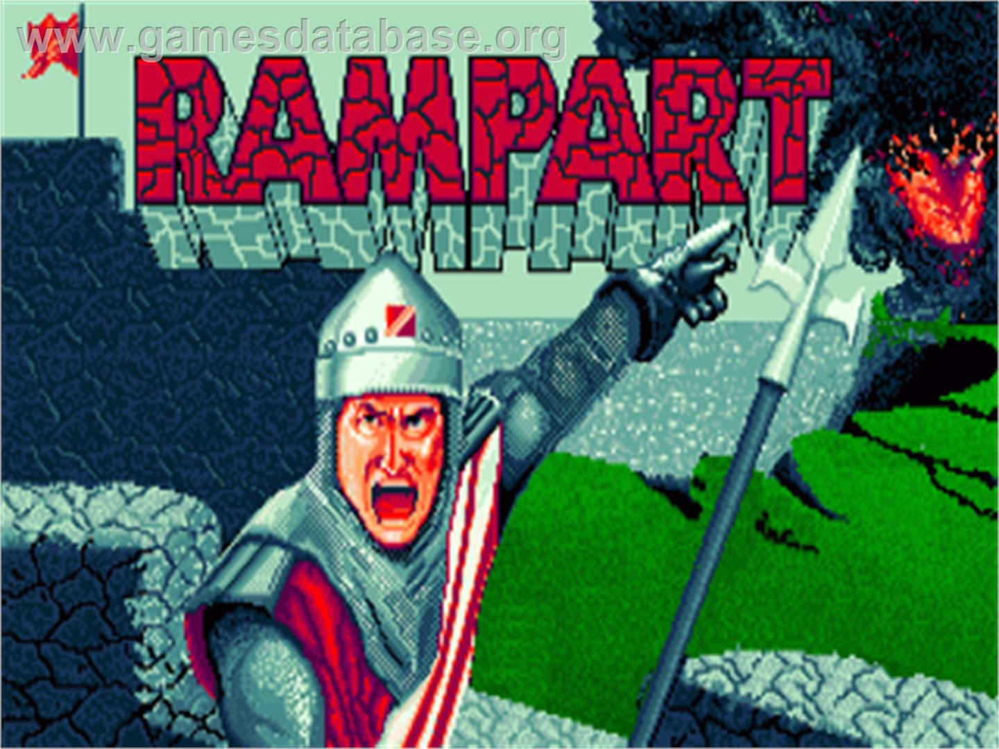 Rampart - Commodore Amiga - Artwork - Title Screen