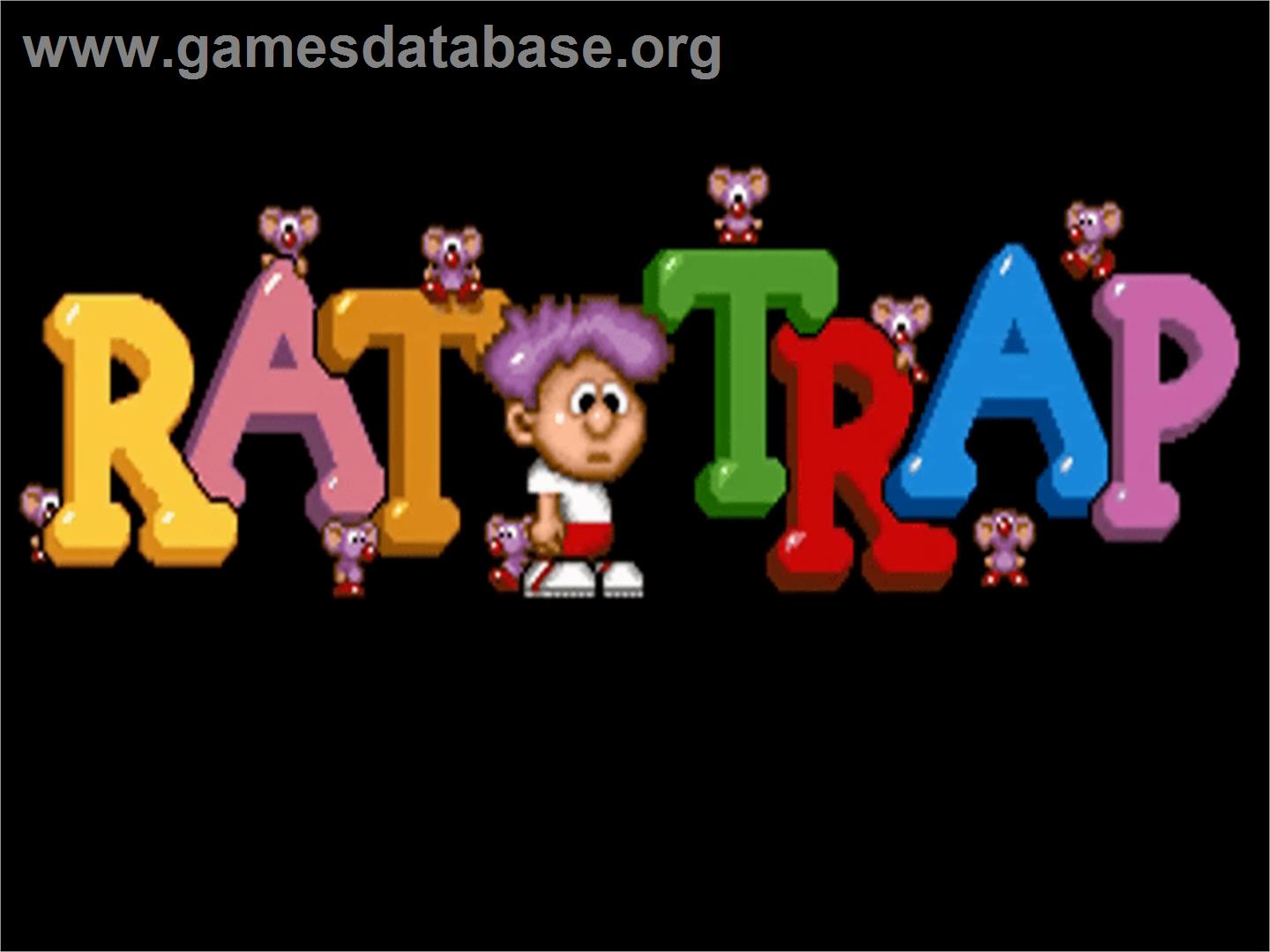 Rat Trap - Commodore Amiga - Artwork - Title Screen