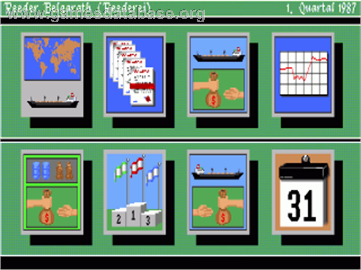 Reederei - Commodore Amiga - Artwork - Title Screen