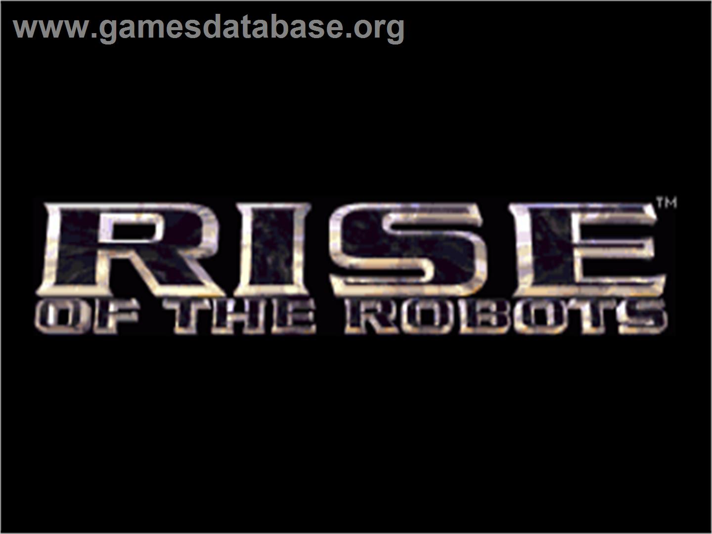 Rise Of The Robots - Commodore Amiga - Artwork - Title Screen