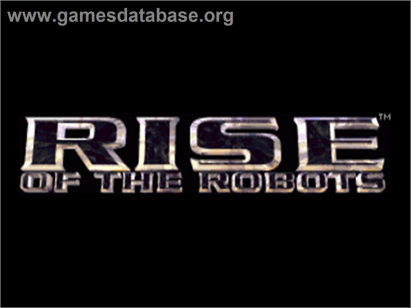 Rise of the Robots - Commodore Amiga - Artwork - Title Screen