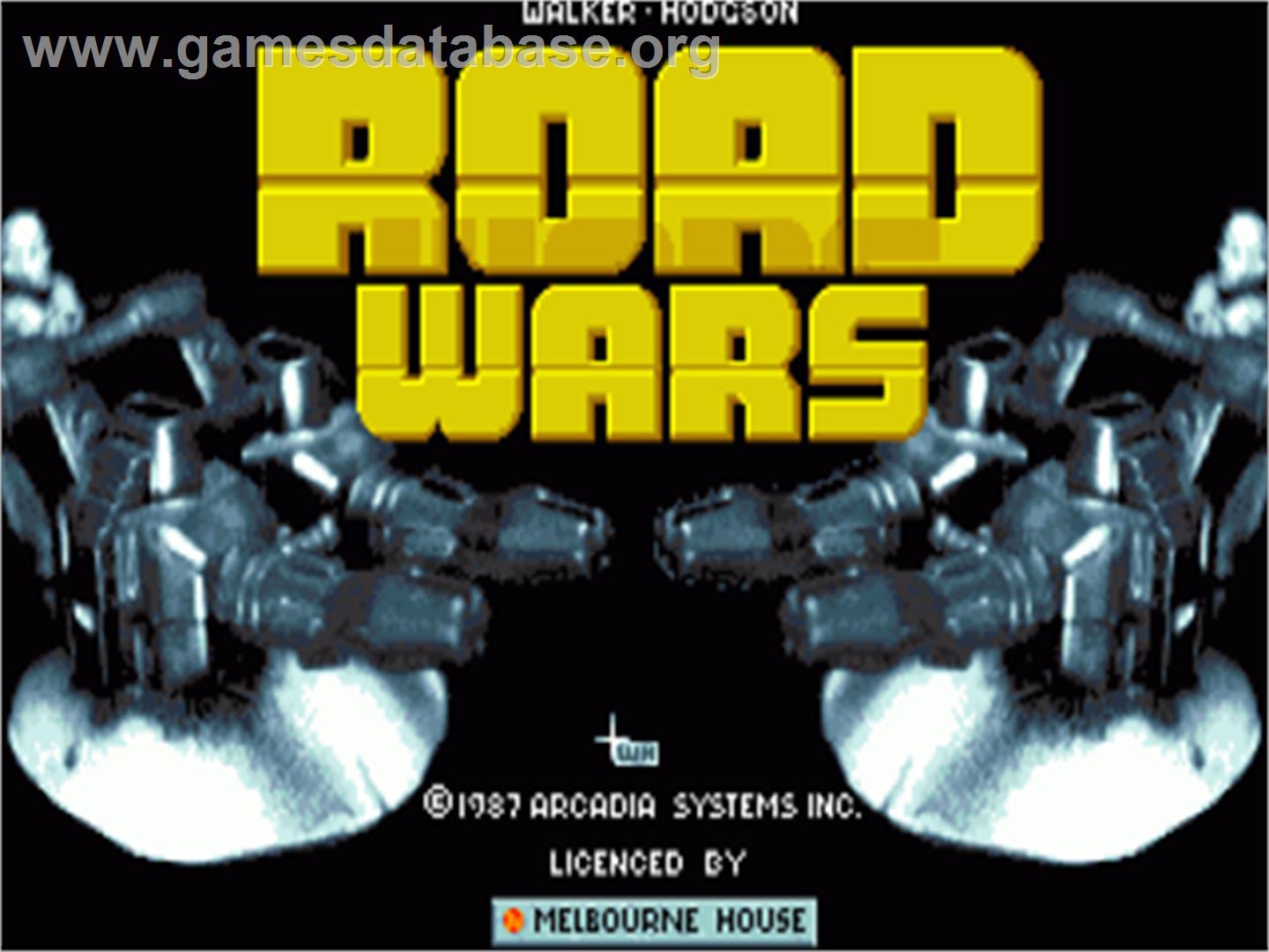 RoadWars - Commodore Amiga - Artwork - Title Screen