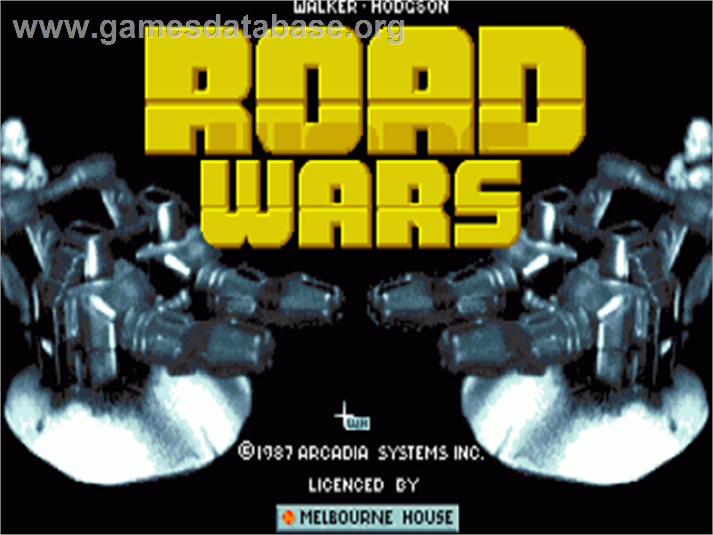 Roadwars - Commodore Amiga - Artwork - Title Screen