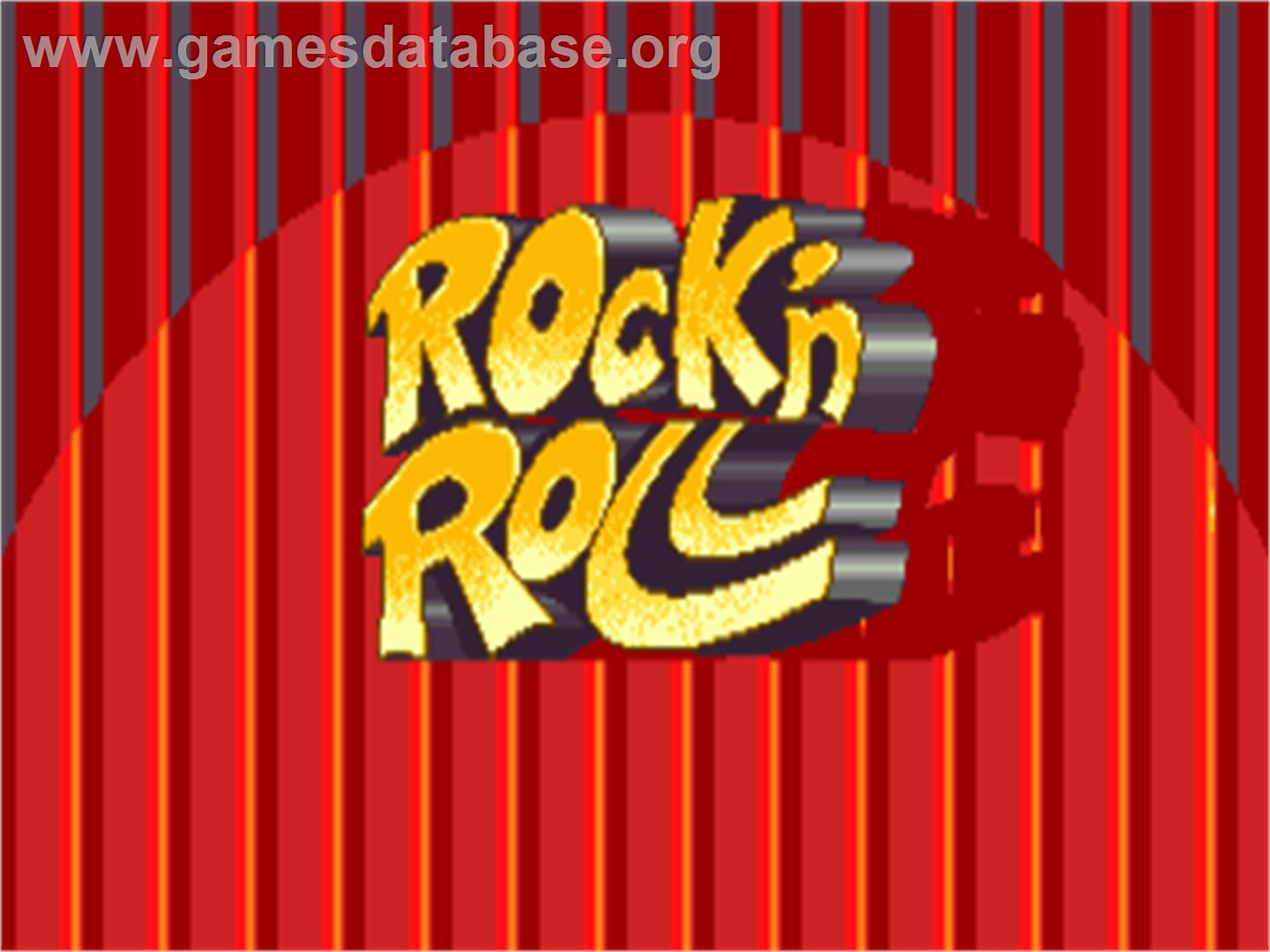 Rock 'n Roll - Commodore Amiga - Artwork - Title Screen