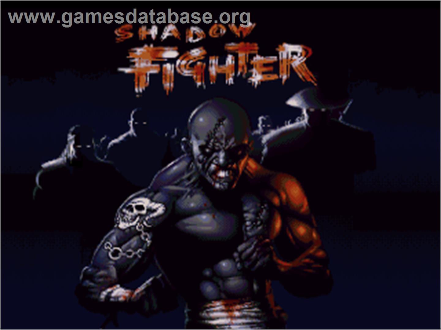 Shadow Fighter - Commodore Amiga - Artwork - Title Screen