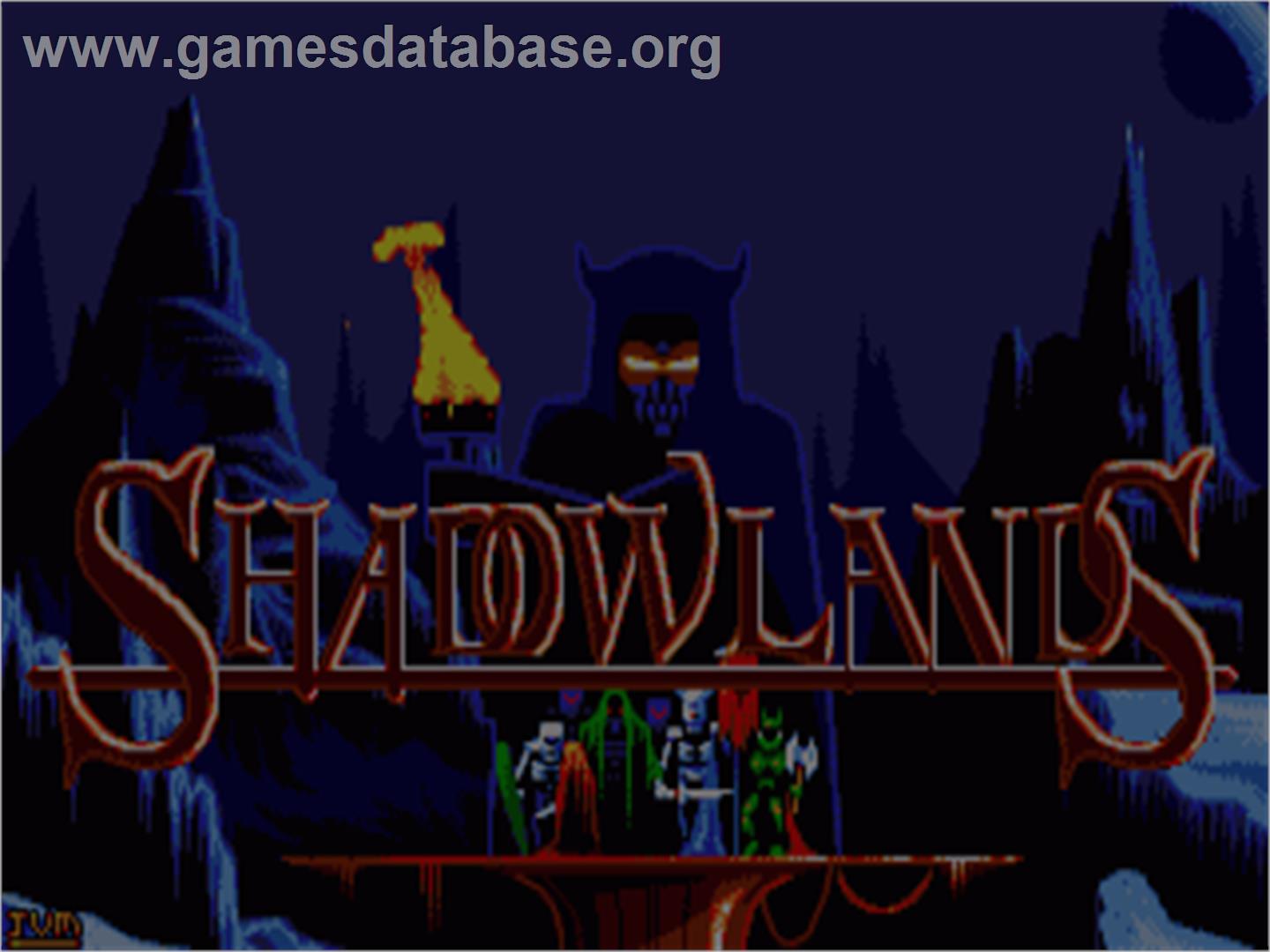 Shadowlands - Commodore Amiga - Artwork - Title Screen