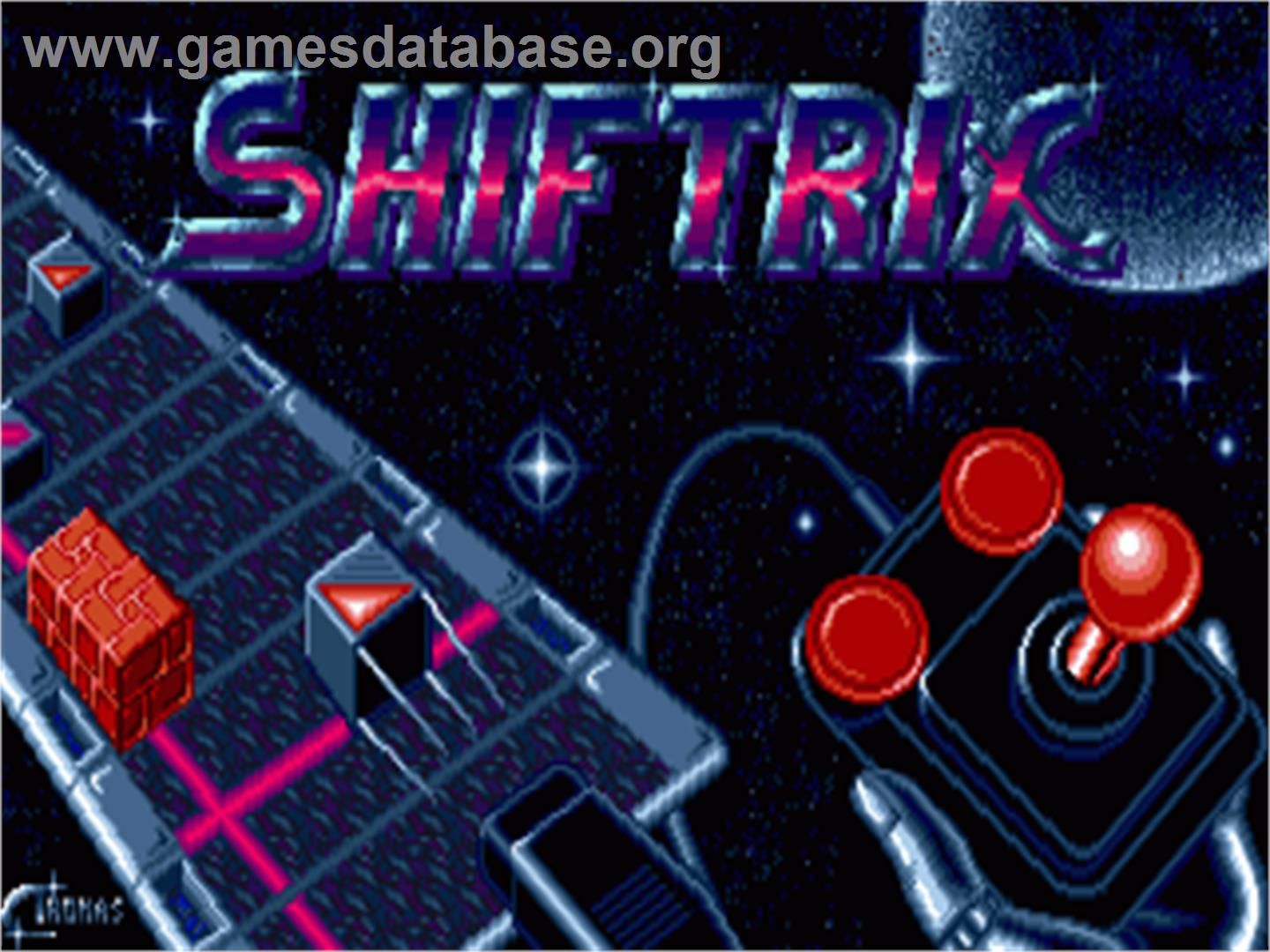 Shiftrix - Commodore Amiga - Artwork - Title Screen