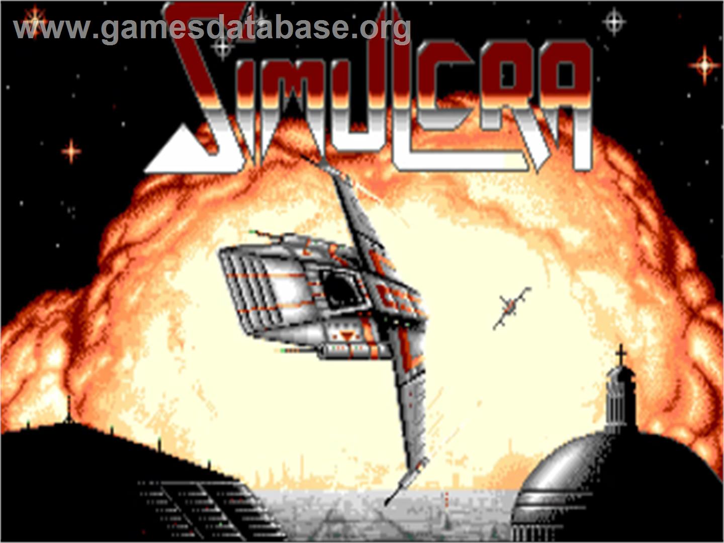 Simulcra - Commodore Amiga - Artwork - Title Screen