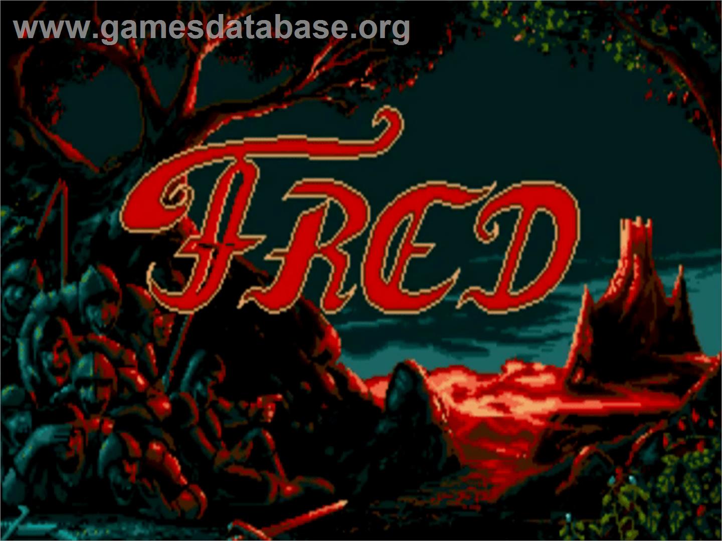 Sir Fred - The Legend - Commodore Amiga - Artwork - Title Screen