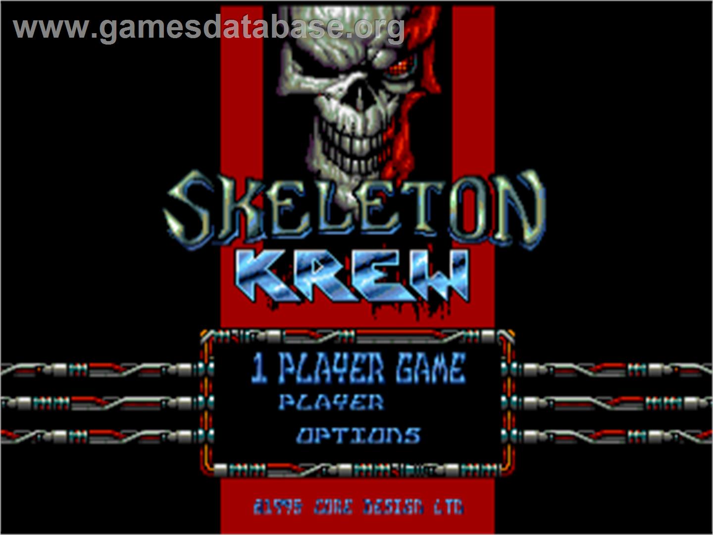 Skeleton Krew - Commodore Amiga - Artwork - Title Screen
