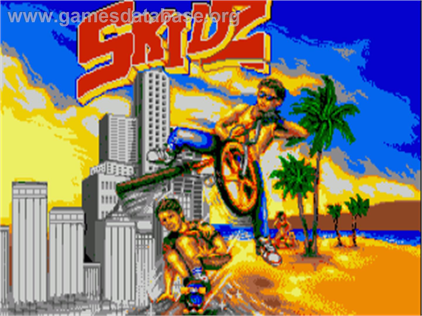 Skidz - Commodore Amiga - Artwork - Title Screen