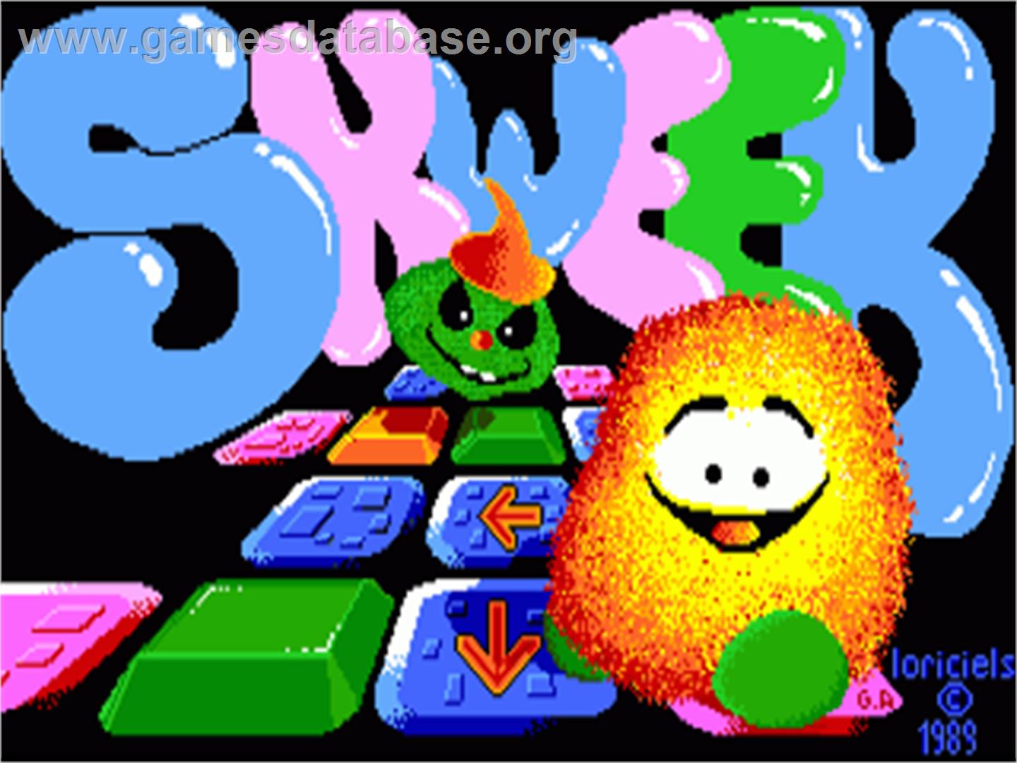 Skweek - Commodore Amiga - Artwork - Title Screen