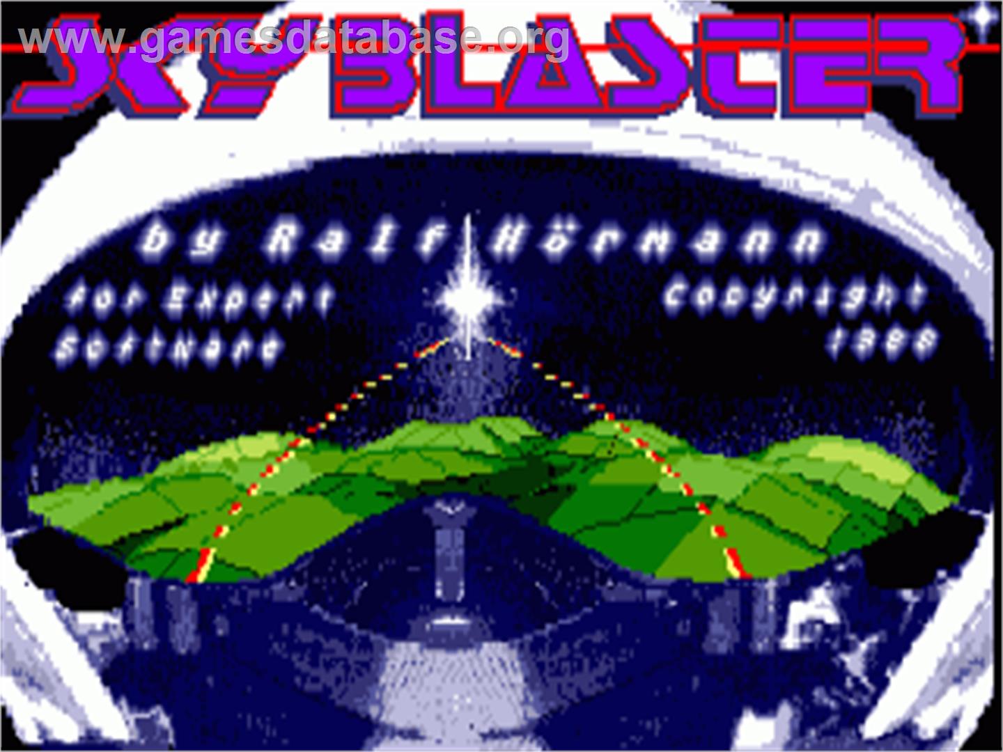 Skyblaster - Commodore Amiga - Artwork - Title Screen