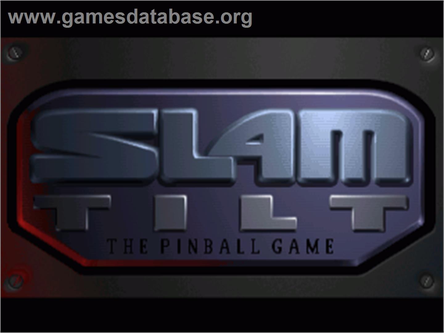 Slam Tilt - Commodore Amiga - Artwork - Title Screen