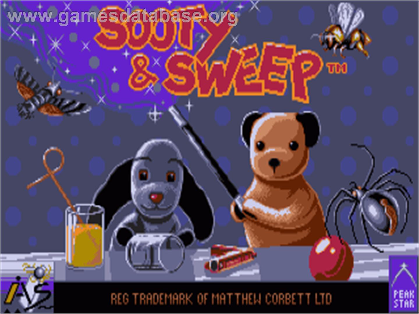 Sooty And Sweep - Commodore Amiga - Artwork - Title Screen