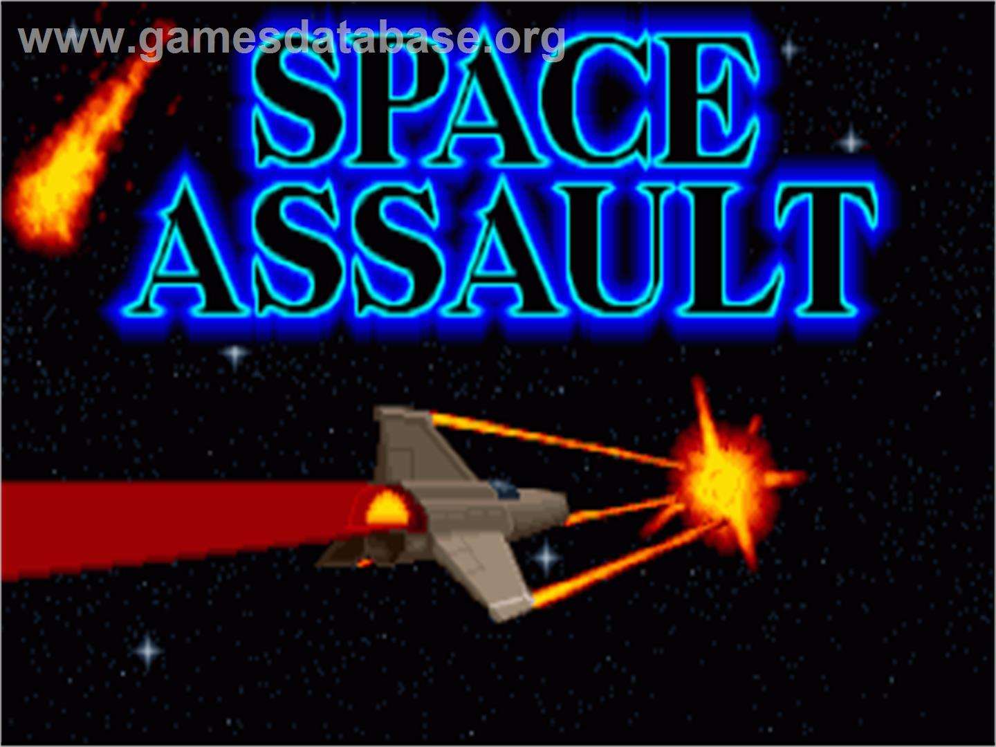 Space Assault - Commodore Amiga - Artwork - Title Screen