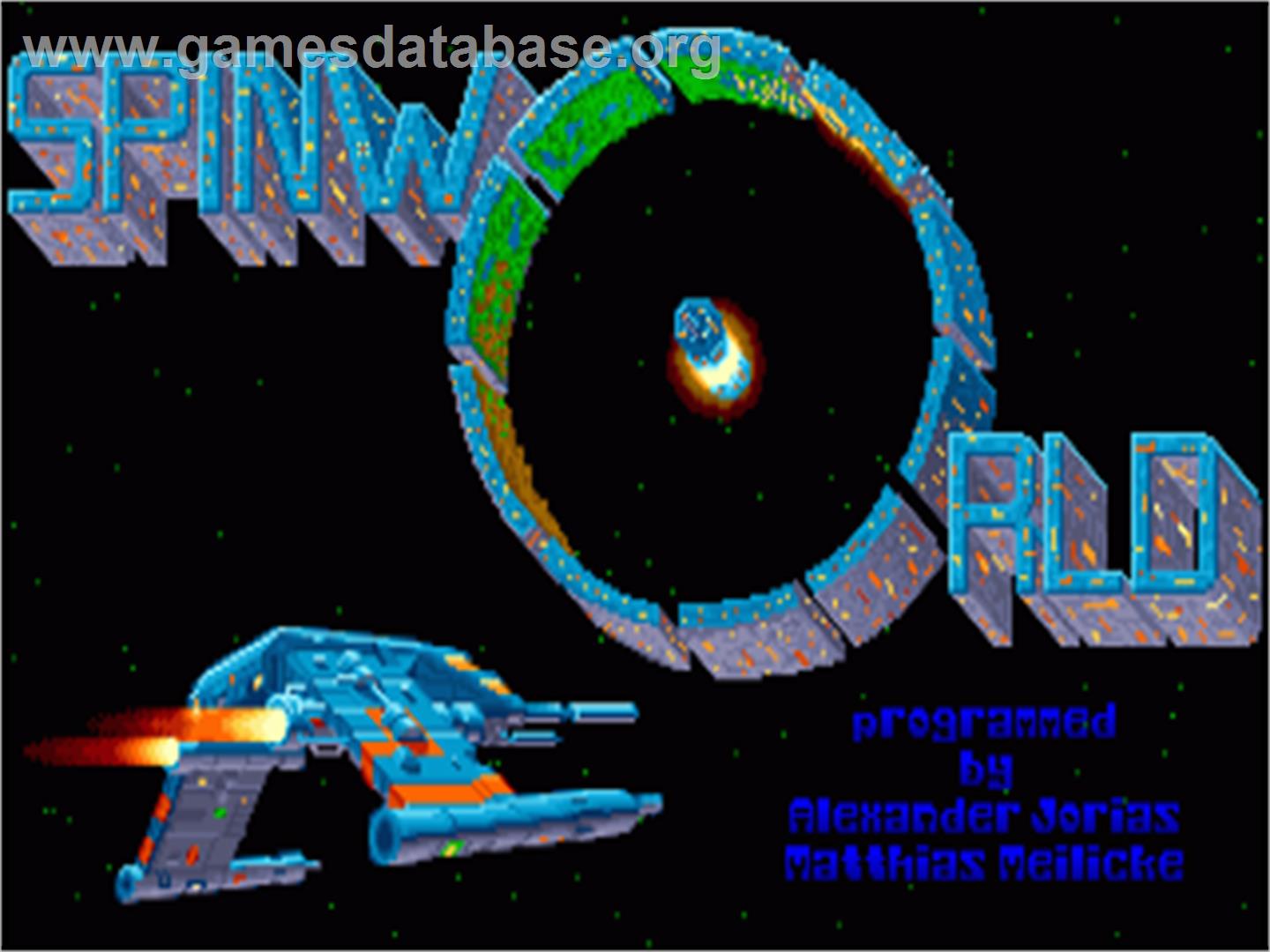 Spinworld - Commodore Amiga - Artwork - Title Screen