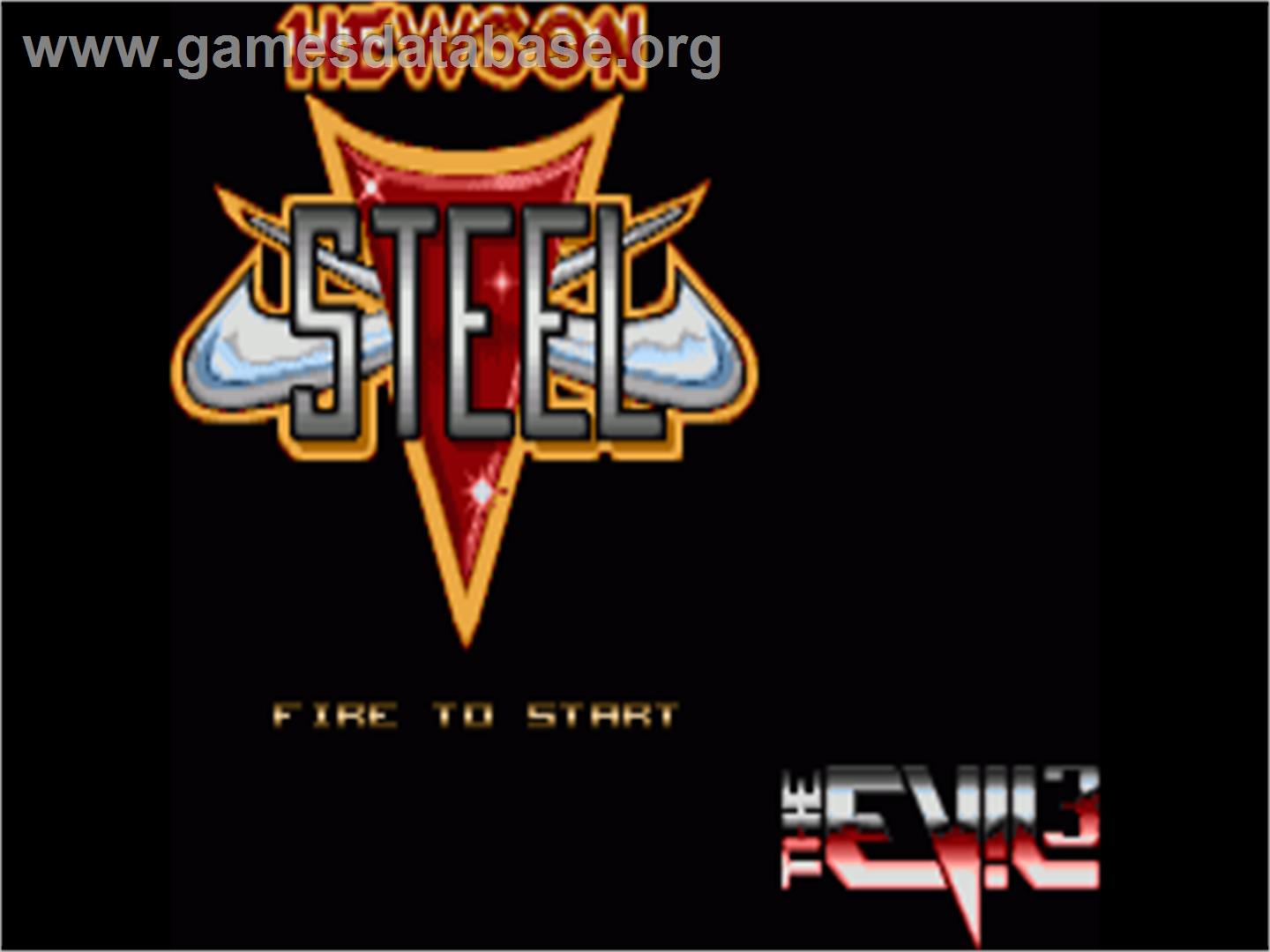 Steel - Commodore Amiga - Artwork - Title Screen