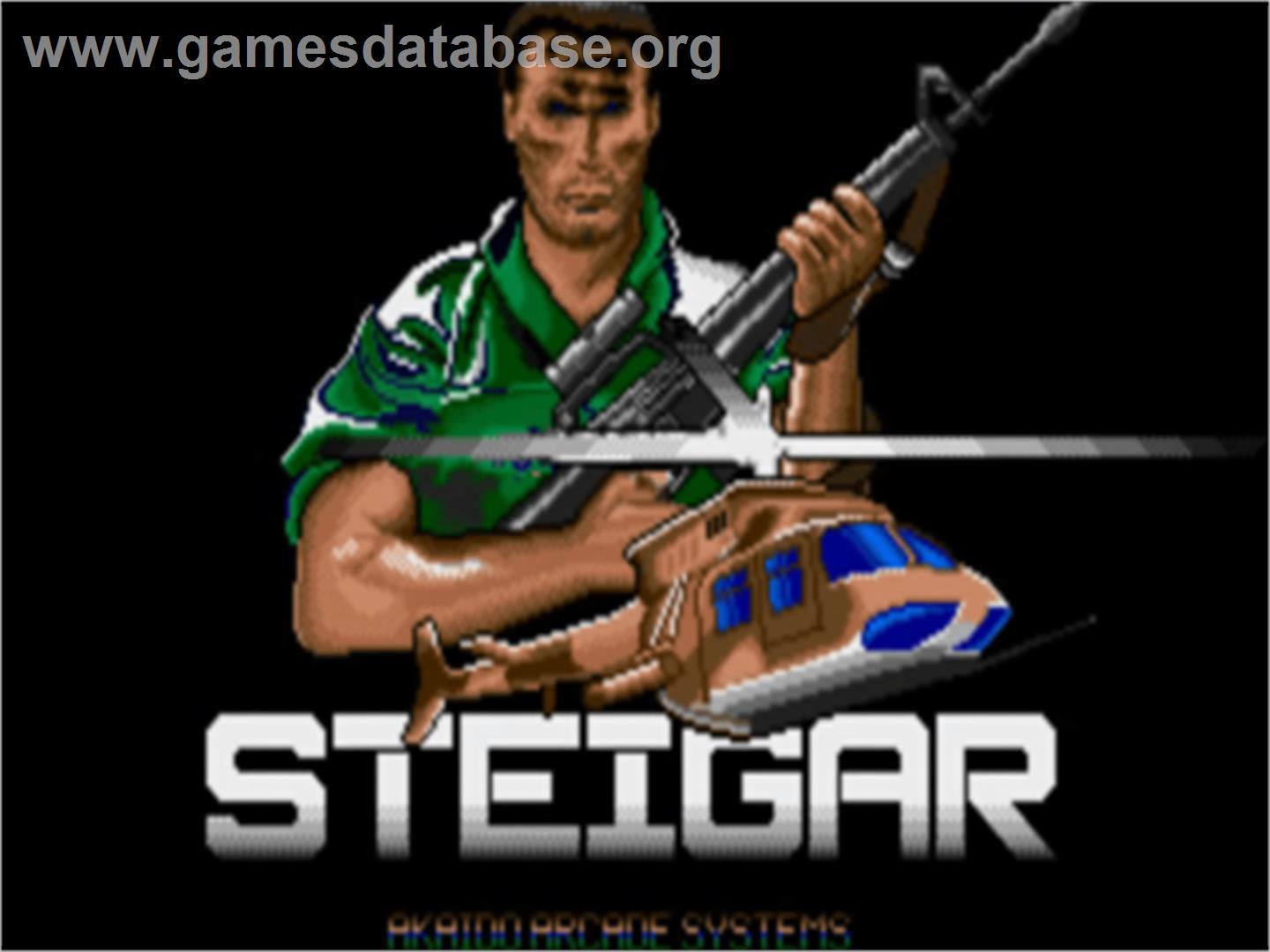 Steigar - Commodore Amiga - Artwork - Title Screen