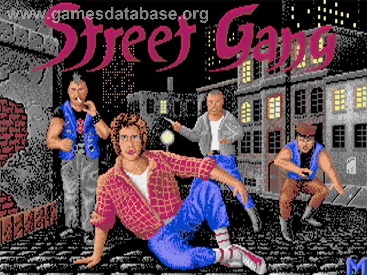 Street Gang - Commodore Amiga - Artwork - Title Screen